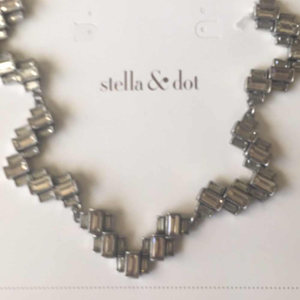 Stella & Dot Hatley Baquette necklace..